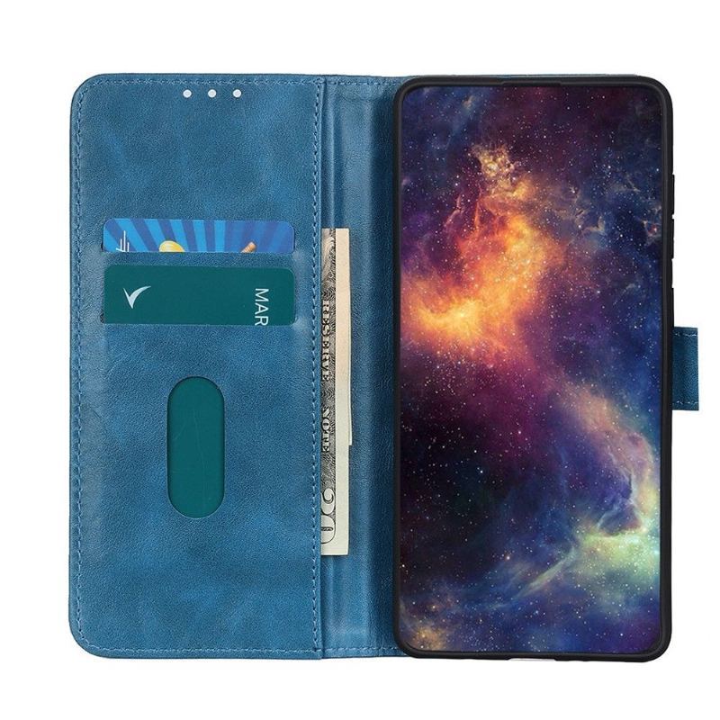 Etui Folio do Xiaomi Mi 11i / Poco F3 Obrzeża Melody Efekt Skórzany Vintage