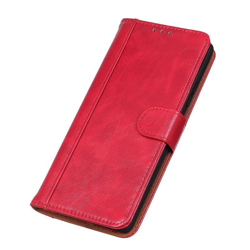 Etui Folio do Xiaomi Mi 11i / Poco F3 Obrzeża Skóra Z Przechowywaniem