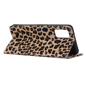 Obudowa Etui Na Telefon do Xiaomi Mi 11i / Poco F3 Faux Leather Leopard Style