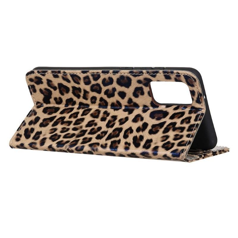 Obudowa Etui Na Telefon do Xiaomi Mi 11i / Poco F3 Faux Leather Leopard Style