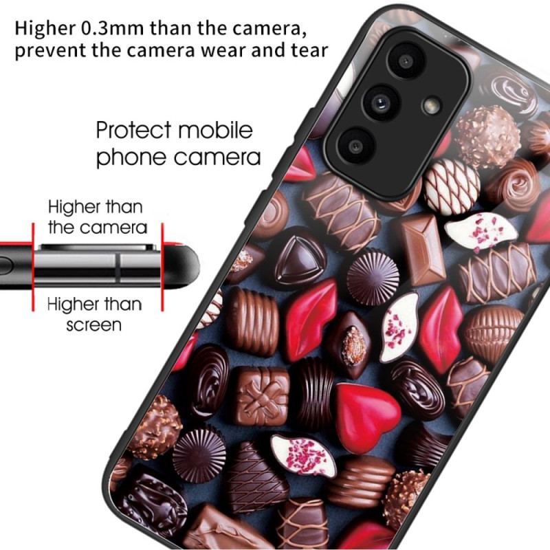 Etui Do Samsung Galaxy A15 5g Szkło Hartowane CZekoladowe