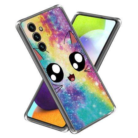 Etui Do Samsung Galaxy A15 5g Tęczowy Kot