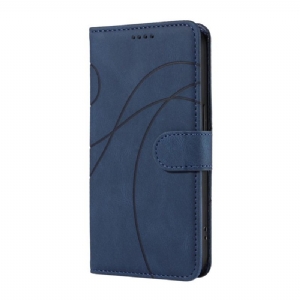 Etui Folio Do Samsung Galaxy A15 5g Faliste Linie