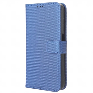 Etui Folio Do Samsung Galaxy A15 5g Pasek Ze Skóry Teksturowanej