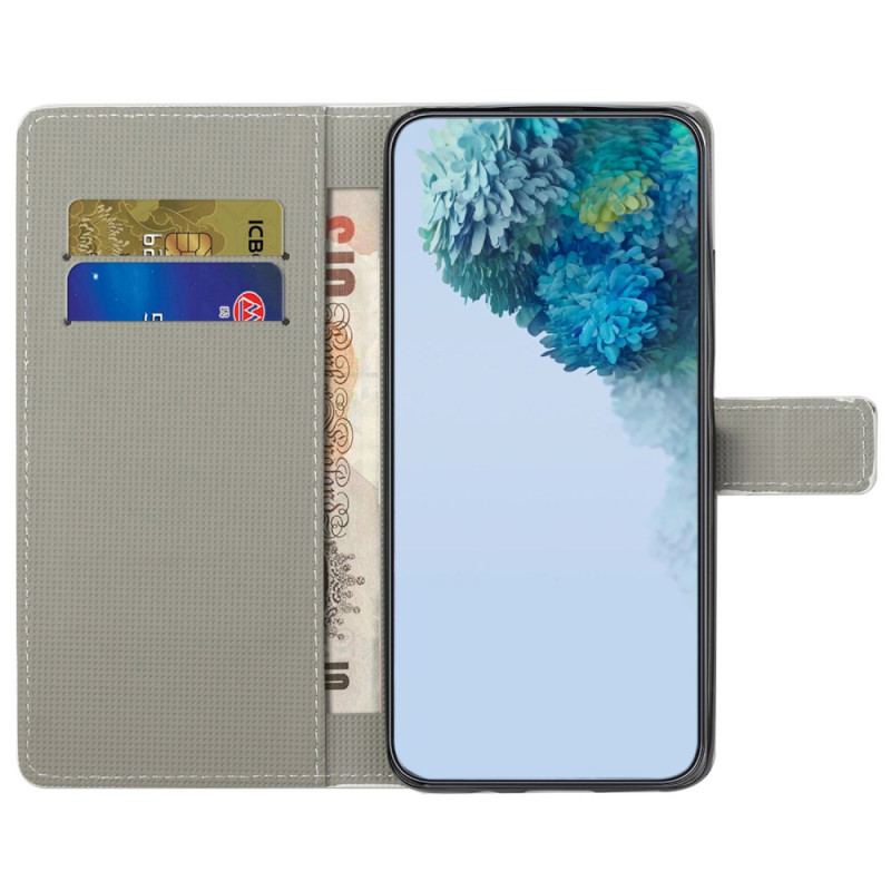 Etui Folio Samsung Galaxy A15 5g Błyszczące Motyle