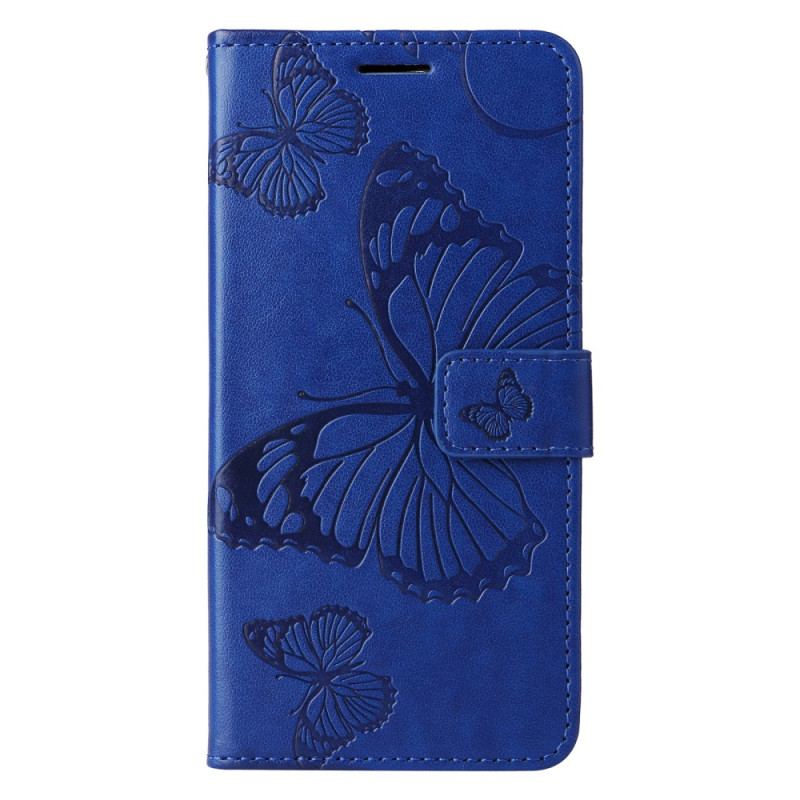 Etui Folio Samsung Galaxy A15 5g Gigantyczne Motyle Z Paskiem Etui Ochronne