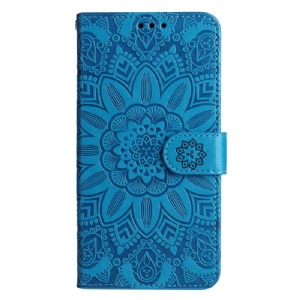 Etui Folio Samsung Galaxy A15 5g Nadruk Mandali Ze Smyczą Etui Ochronne