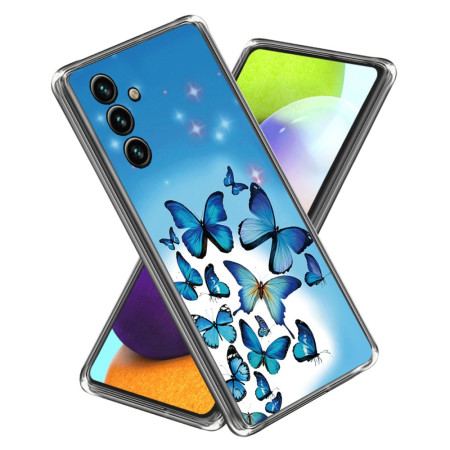 Etui Samsung Galaxy A15 5g Małe Niebieskie Motyle