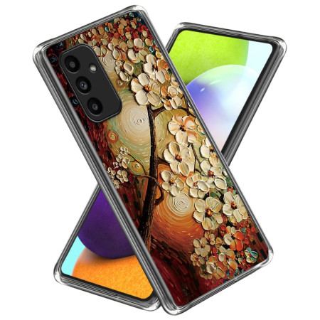 Etui Samsung Galaxy A15 5g Malowane Kwiaty