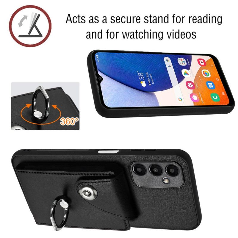 Etui Samsung Galaxy A15 5g Etui Na Karty Z Fałdami