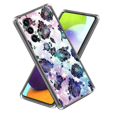 Futerały Samsung Galaxy A15 5g Etui Na Telefon Fioletowe Kwiaty