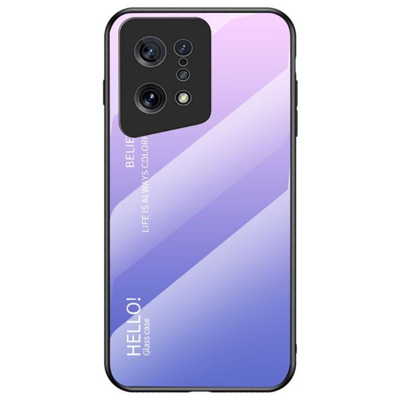 Etui do Oppo Find X5 Anti-fall Kolory Gradientu