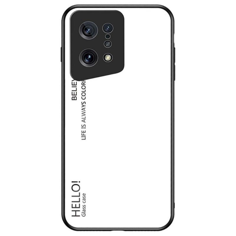 Etui do Oppo Find X5 Anti-fall Kolory Gradientu