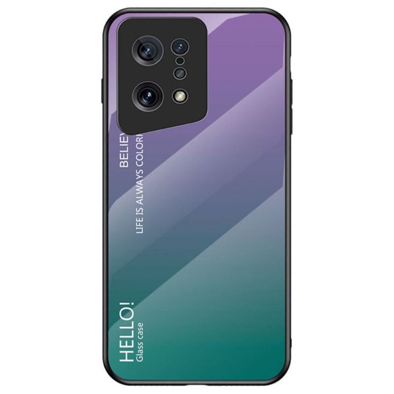 Etui do Oppo Find X5 Anti-fall Kolory Gradientu