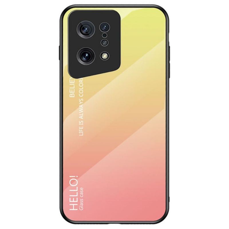 Etui do Oppo Find X5 Anti-fall Kolory Gradientu