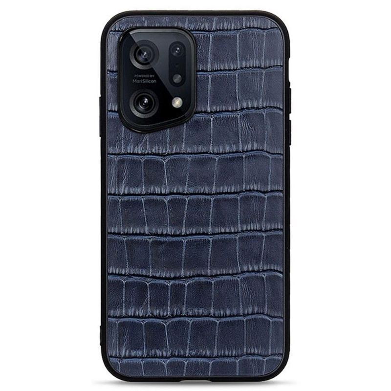 Etui do Oppo Find X5 Chic Croco Skin Look