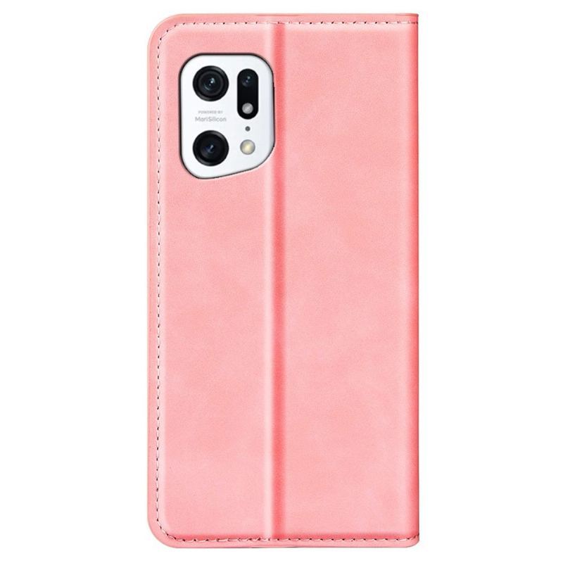 Etui do Oppo Find X5 Faux Skórzany Stojak Funkcyjny