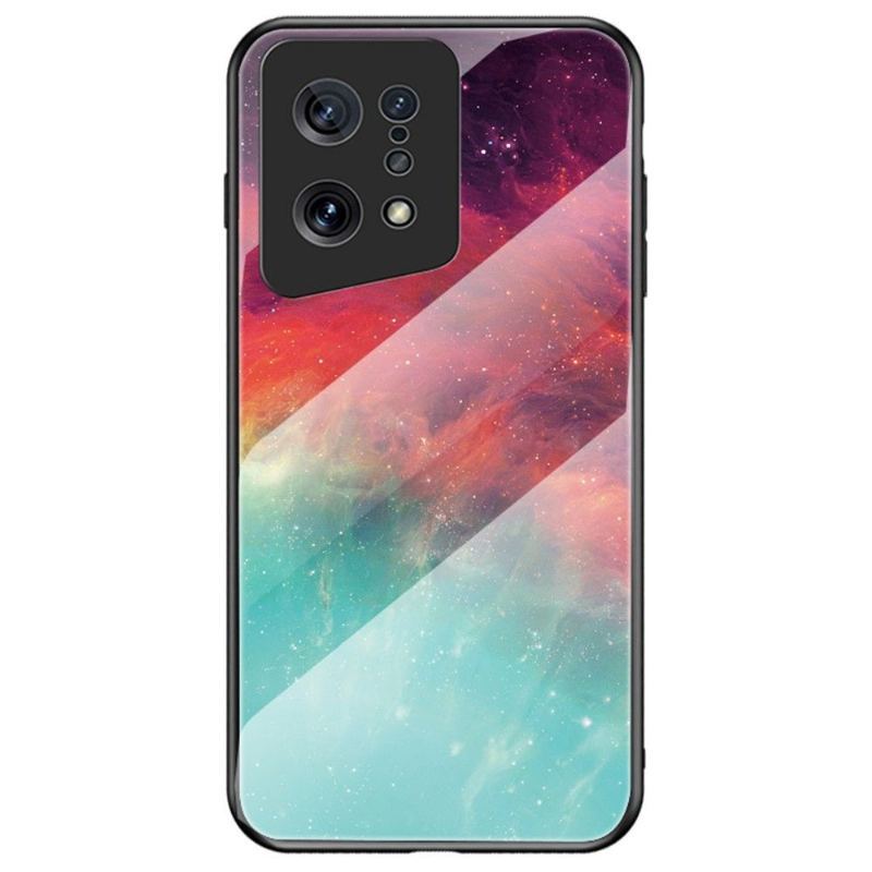 Etui do Oppo Find X5 Nebula Szkło Powrót