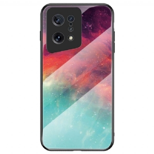 Etui do Oppo Find X5 Nebula Szkło Powrót