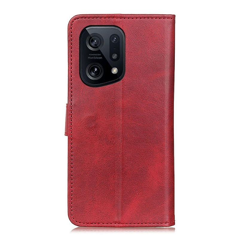 Etui Folio do Oppo Find X5 Marius Efekt Matowej Skóry