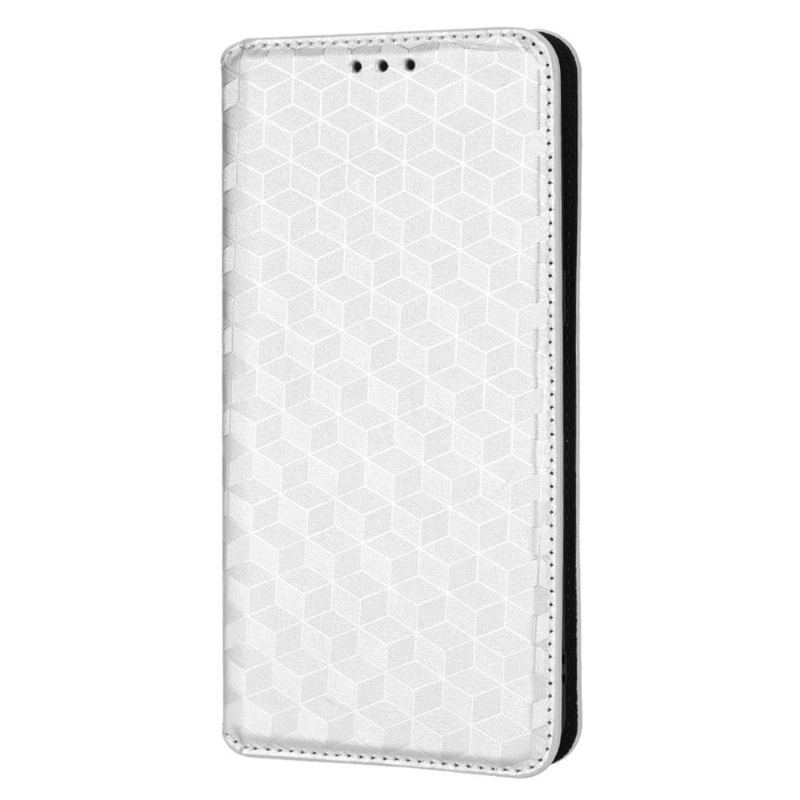 Etui Folio do Oppo Find X5 Skórzany Futerał Geometria Projektu