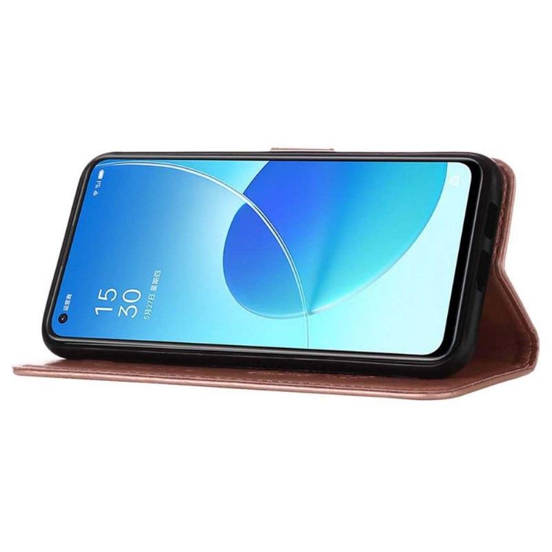 Obudowa Etui Na Telefon do Oppo Find X5 Butterfly Flower Posiadacz Karty