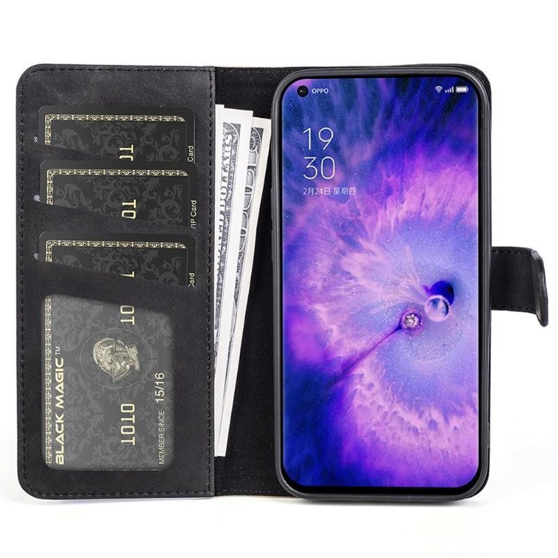 Obudowa Etui Na Telefon do Oppo Find X5 Etui Folio Bicolor Folio Stojak