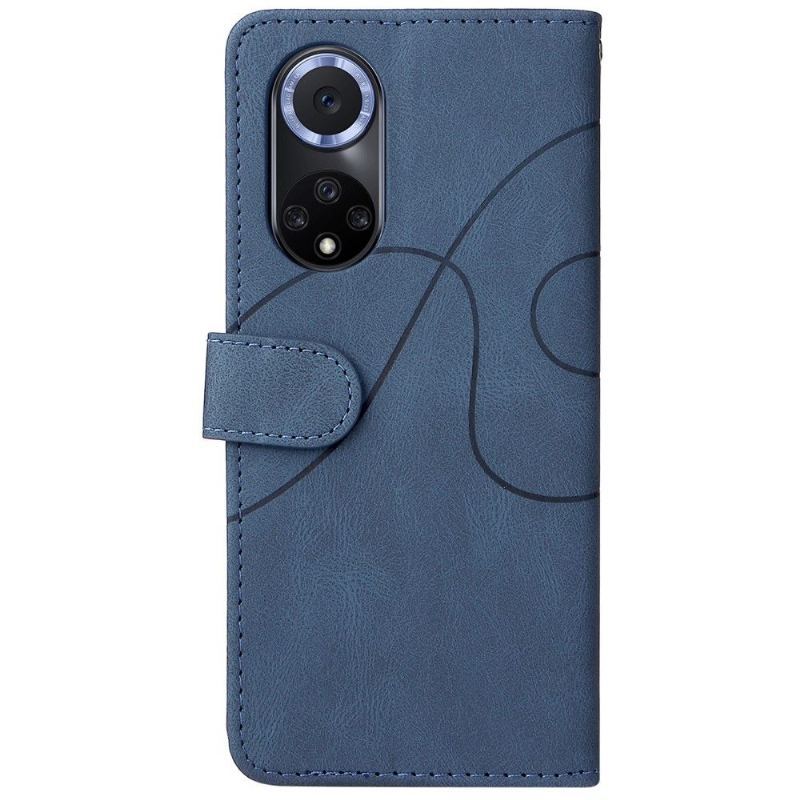 Etui Folio do Honor 50 / Huawei Nova 9 Classic Bicolor Artystyczny