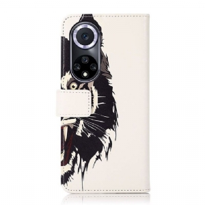 Etui Folio do Honor 50 / Huawei Nova 9 Fierce Tiger