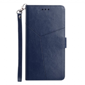 Etui Folio Honor X9b / Magic 6 Lite Konstrukcja Y Z Paskiem Etui Ochronne