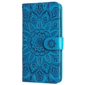 Etui Folio Honor X9b / Magic 6 Lite Kwiatowa Mandala Z Paskiem