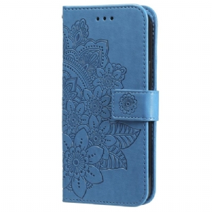 Etui Folio Honor X9b / Magic 6 Lite Kwiatowy Wzór Z Paskiem Etui Ochronne