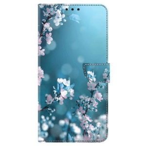 Etui Folio Honor X9b / Magic 6 Lite Kwiaty Śliwy Etui Ochronne