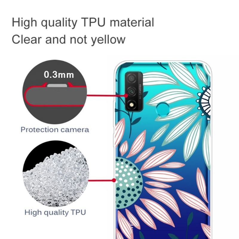 Etui do Huawei P Smart 2020 Anti-fall Stokrotka Kwiaty