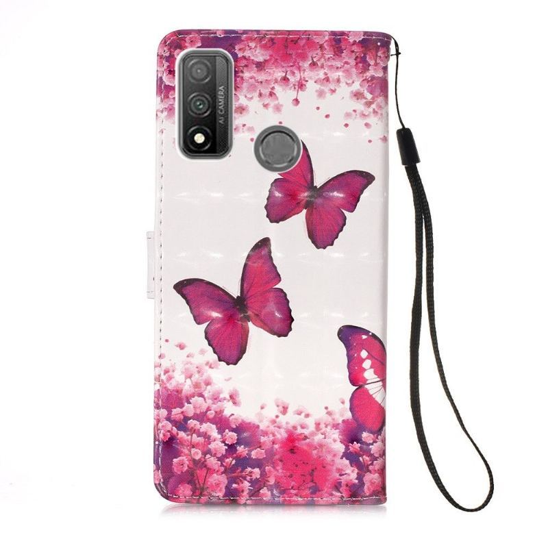 Etui Folio do Huawei P Smart 2020 Motyle Romans