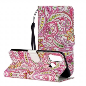 Etui Folio do Huawei P Smart 2020 Paisley Kwiaty