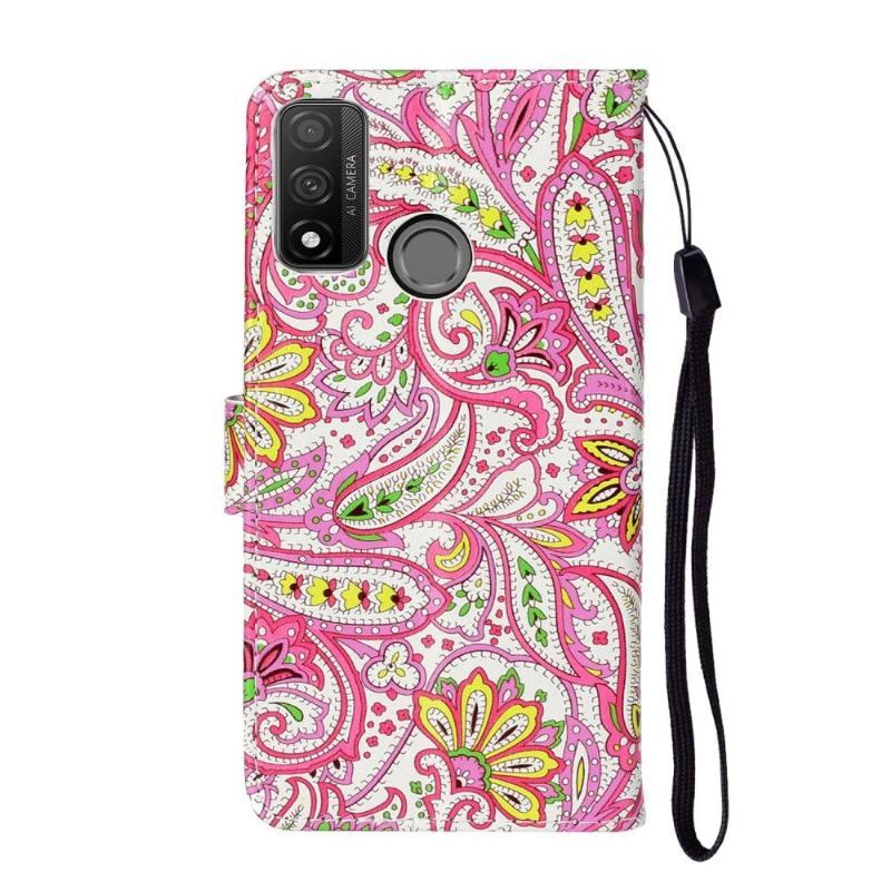 Etui Folio do Huawei P Smart 2020 Paisley Kwiaty