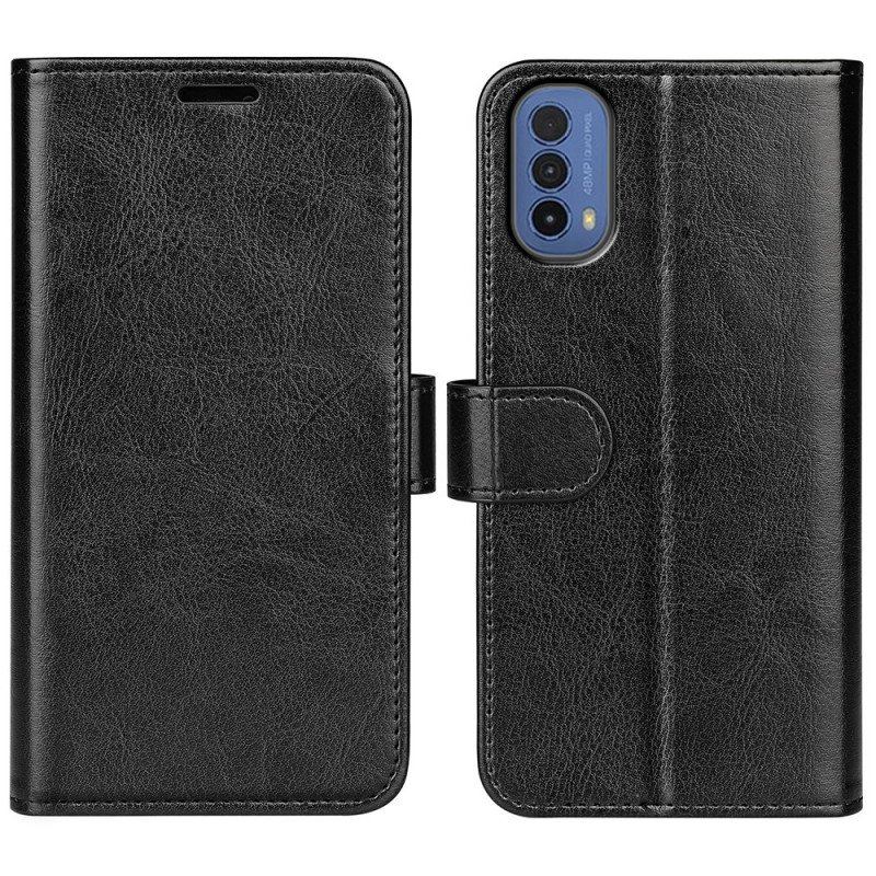 Etui Folio do Moto E40 / E30 / E20 Designerski Efekt Skóry