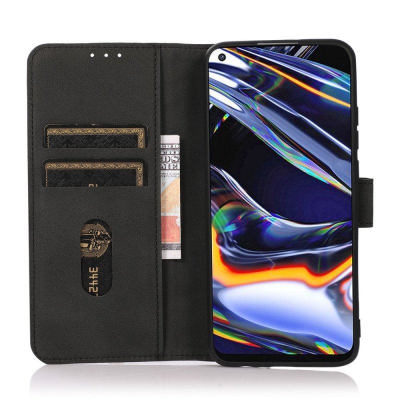 Etui Folio do Moto E40 / E30 / E20 Modny Efekt Skóry Khazneh