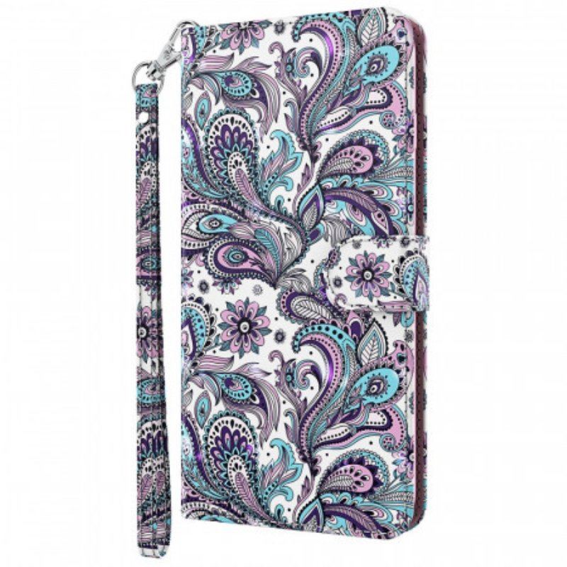 Etui Folio do Moto E40 / E30 / E20 Paisley