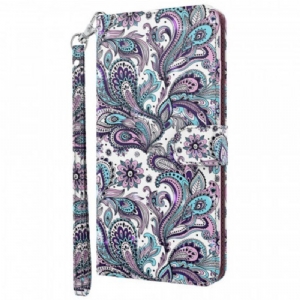 Etui Folio do Moto E40 / E30 / E20 Paisley