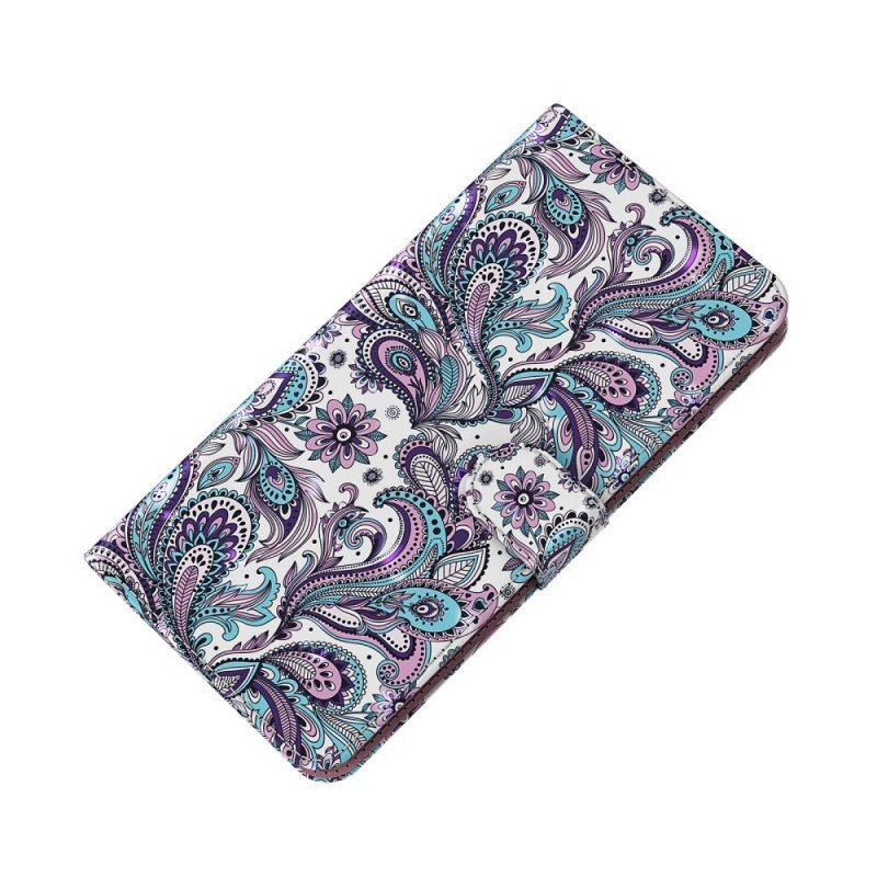 Etui Folio do Moto E40 / E30 / E20 Paisley