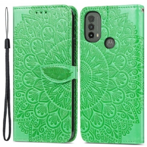 Etui Folio do Moto E40 / E30 / E20 Plemienne Liście