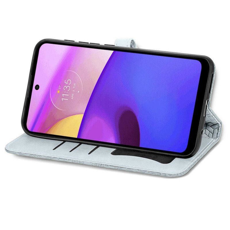 Etui Folio do Moto E40 / E30 / E20 Plemienne Liście