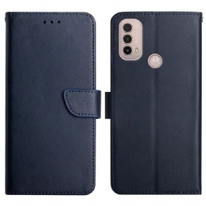 Etui Folio do Moto E40 / E30 / E20 Prawdziwa Skóra Nappa