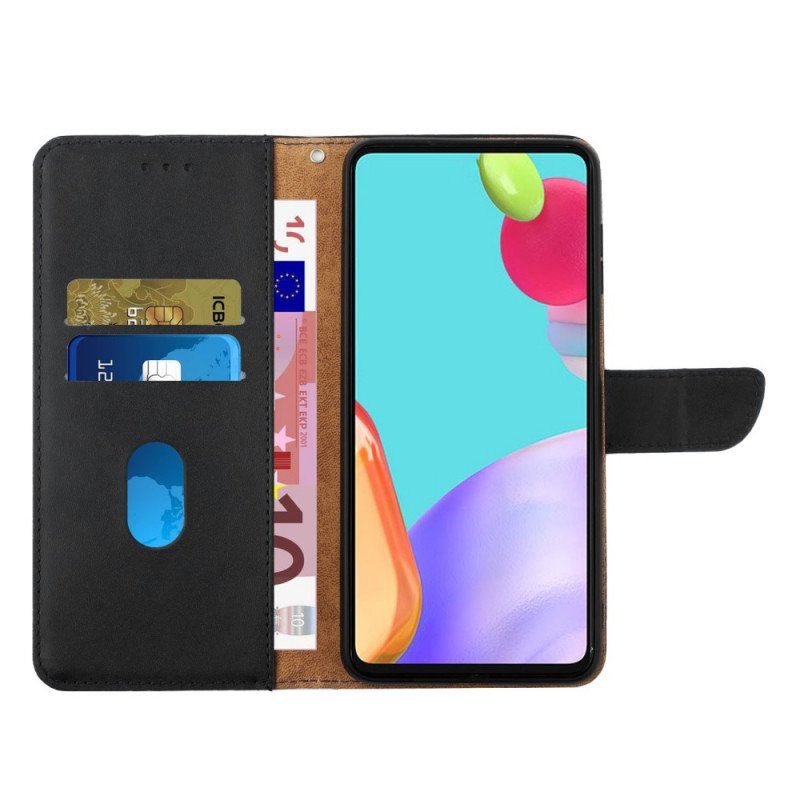 Etui Folio do Moto E40 / E30 / E20 Prawdziwa Skóra Nappa