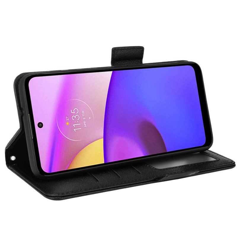 Etui Folio do Moto E40 / E30 / E20 Skórzany Futerał Flap Double Nowe Kolory