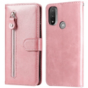 Etui Folio do Moto E40 / E30 / E20 Zabytkowa Portmonetka