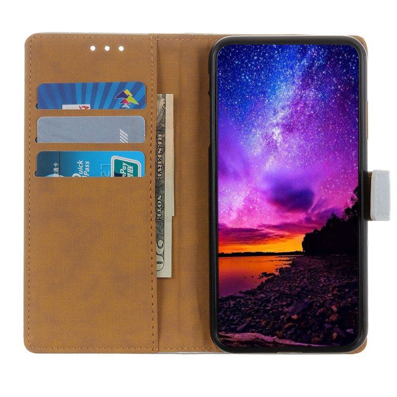 Etui Folio do Moto E40 / E30 / E20 Zwykła Sztuczna Skóra