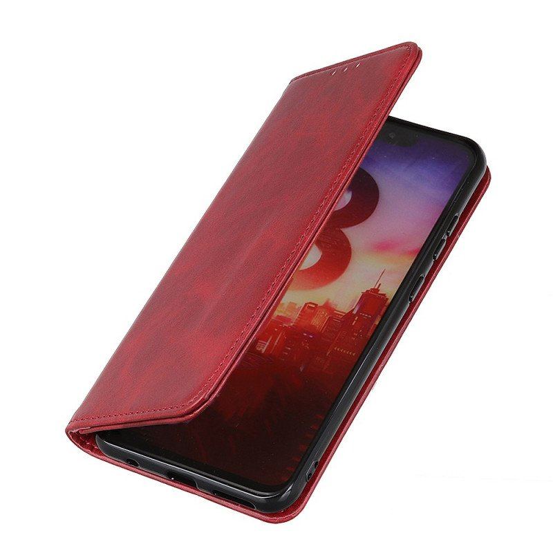 Etui Na Telefon do Moto E40 / E30 / E20 Etui Folio Elegancka Dwoina Skórzana